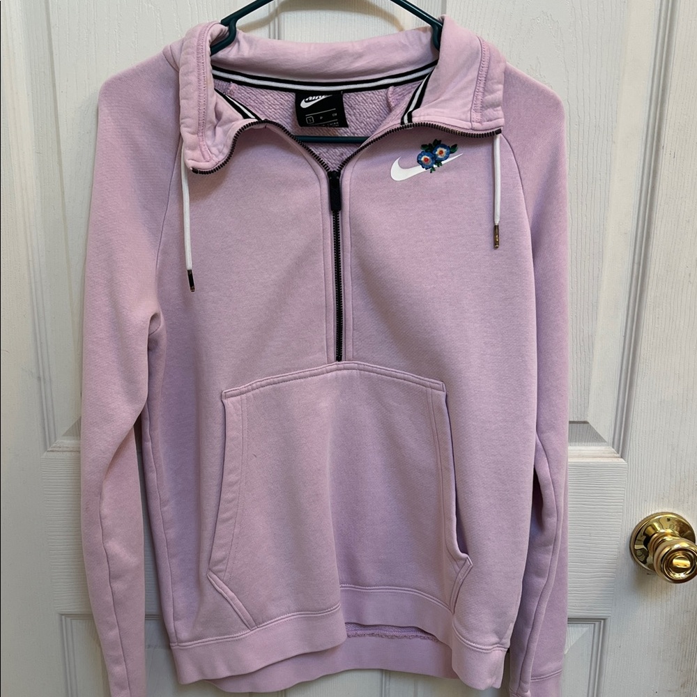 Nike Light Purple Quarter-Zip Sweatshirt